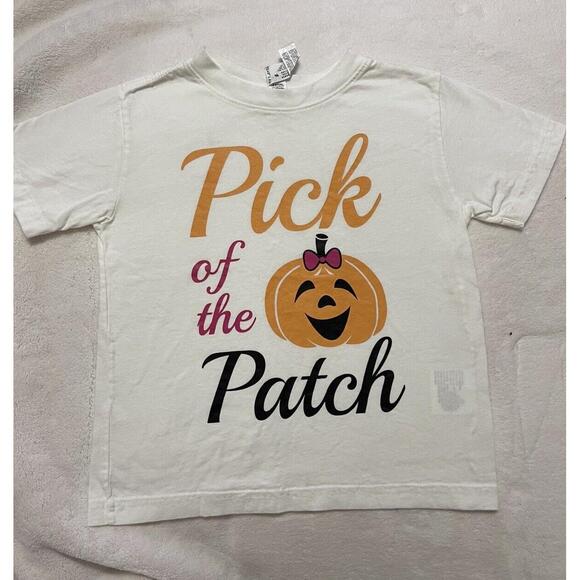 Rabbit Skins Other - Rabbit Skins Halloween T Shirt Size 3T White Pumpkin Graphic Cotton